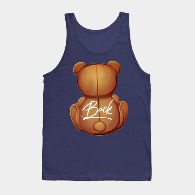 Bear Back Tank Top by JasonLloyd